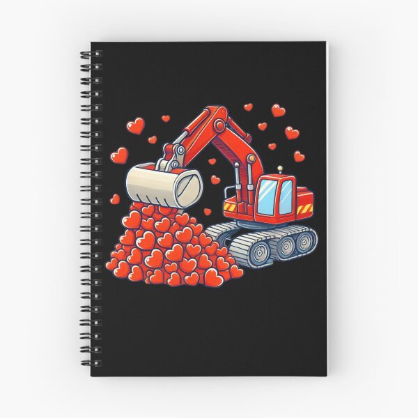Item preview, Valentines Day Kids Construction Trucks designed and sold by CharismaSklep.