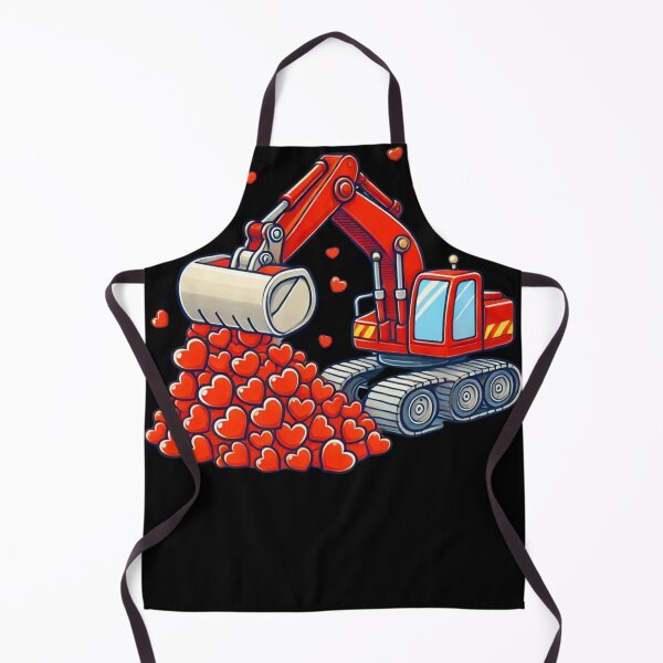 Item preview, Valentines Day Kids Construction Trucks designed and sold by CharismaSklep.