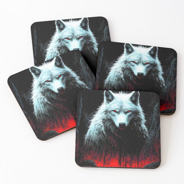 Item preview, The White Wolf designed and sold by Black Wolf Style.