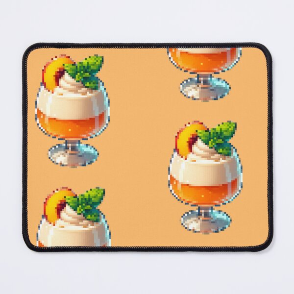 Item preview, Retro Pixel Peach Parfait - Vintage Style Dessert Art designed and sold by strbpn.
