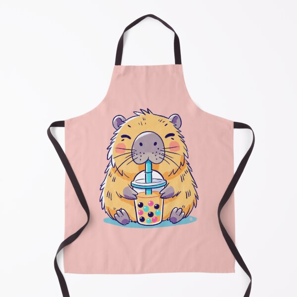 Item preview, Boba tea and capybara designed and sold by Itouchedabee.