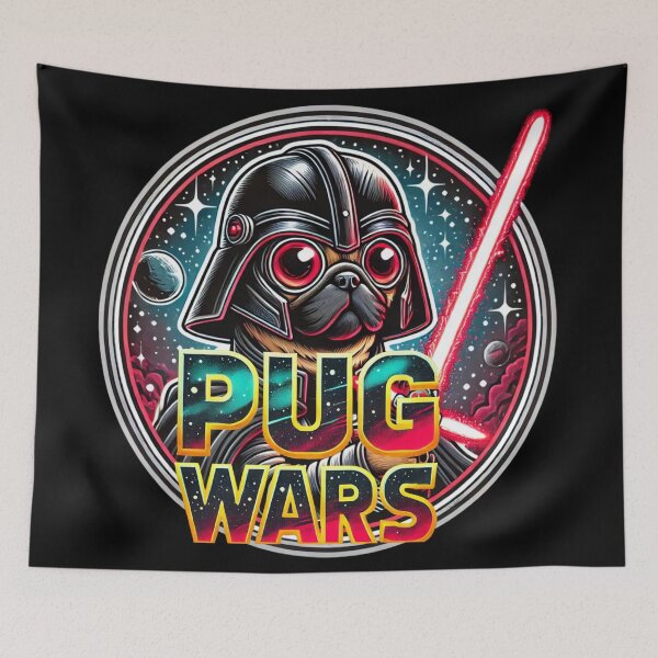 Item preview, Pug Wars: The Wrinkle Awakens designed and sold by Nauert's.