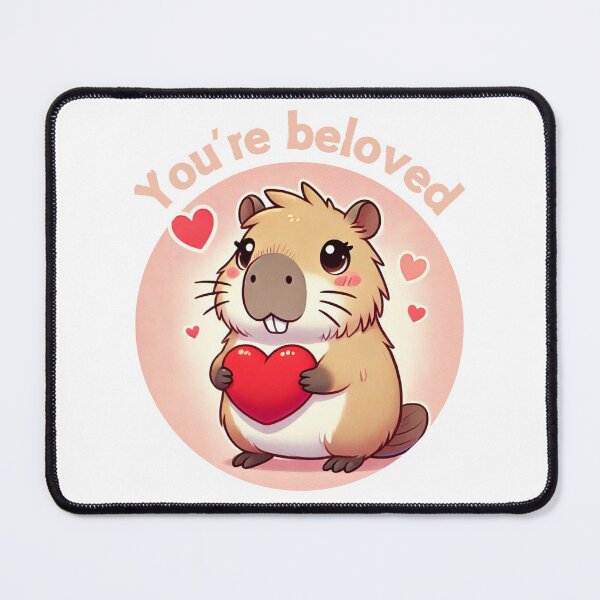 Item preview, You're Beloved Valentine Capybara designed and sold by CharismaSklep.