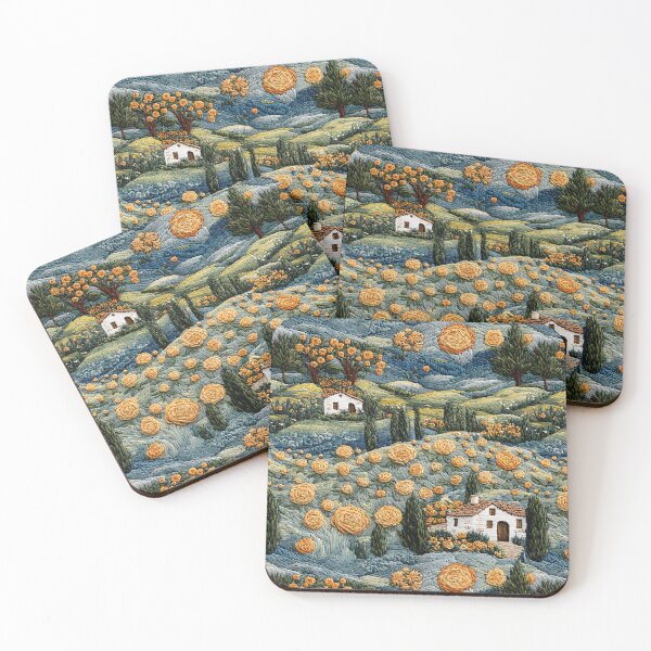 Item preview, Cute Retro Houses with Roses Vintage Cottagecore Embroidery Pattern designed and sold by SecretDicer.