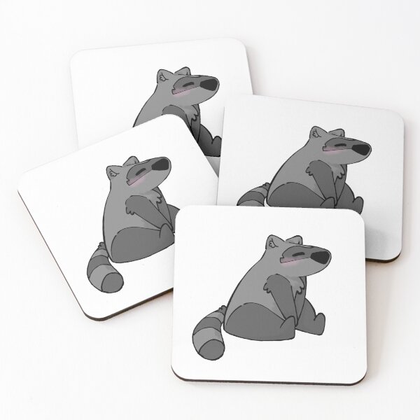 Item preview, Sat raccoon designed and sold by Jellibugz.