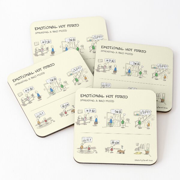 Item preview, Emotional hot potato designed and sold by Sketchplanations.