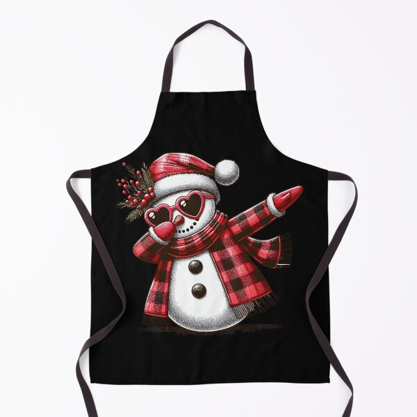 Item preview, Dabbing Dance Snowman Buffalo Plaid Heart Sunglasses designed and sold by Artistoos.