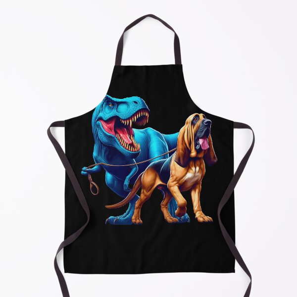 Item preview, Funny Dinosaur Bloodhound Walking Dog Lover designed and sold by Kimberley King Art  King Art.