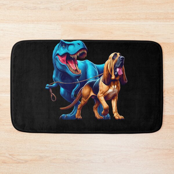 Item preview, Funny Dinosaur Bloodhound Walking Dog Lover designed and sold by Kimberley King Art  King Art.