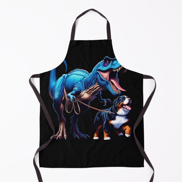 Item preview, Funny Dinosaur Bernese Mountain Dog Walking Dog Lover designed and sold by Kimberley King Art King Art.