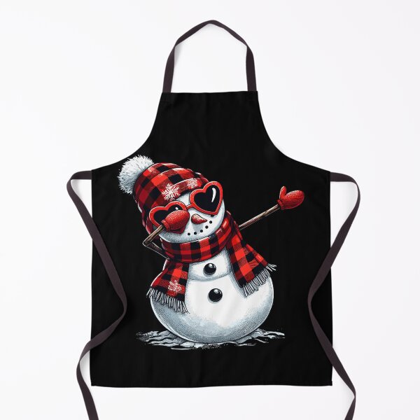 Item preview, Dabbing Dance Snowman Buffalo Plaid Heart Sunglasses designed and sold by Artistoos.
