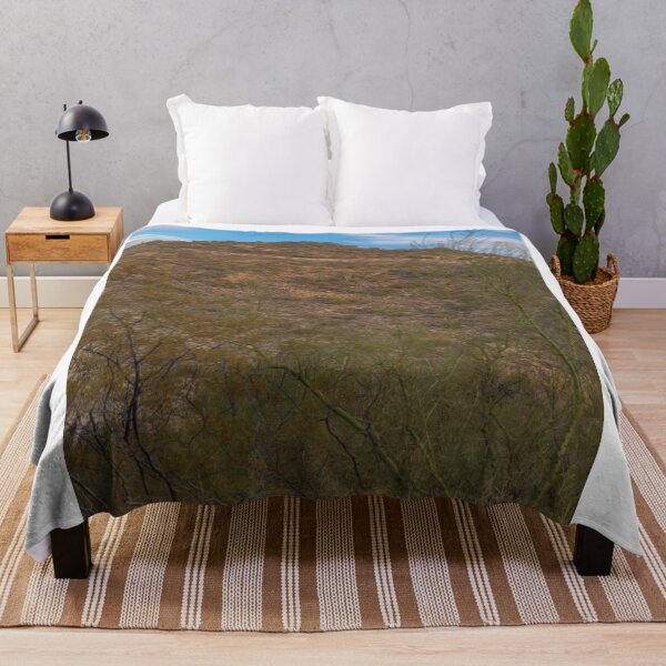 Item preview, A vivid blue sky stretches above the towering mountains of Tucson Arizona designed and sold by EyezWatchin.