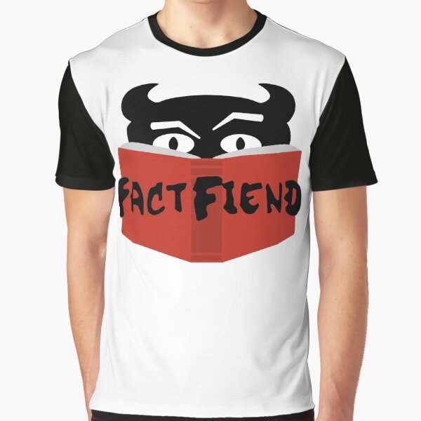 Vista previa del artículo con la obra «El logotipo de Fact Fiend - Por Shell Harris», diseñado y vendido por FactFiend.