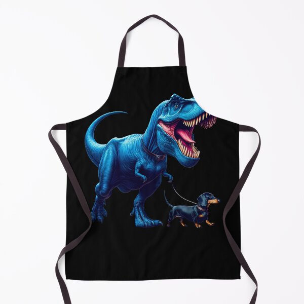Item preview, Funny Dinosaur Dachshund Walking Dog Lover designed and sold by Kimberley King Art  King Art.