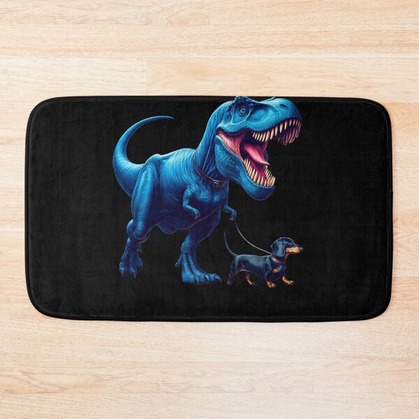 Item preview, Funny Dinosaur Dachshund Walking Dog Lover designed and sold by Kimberley King Art  King Art.