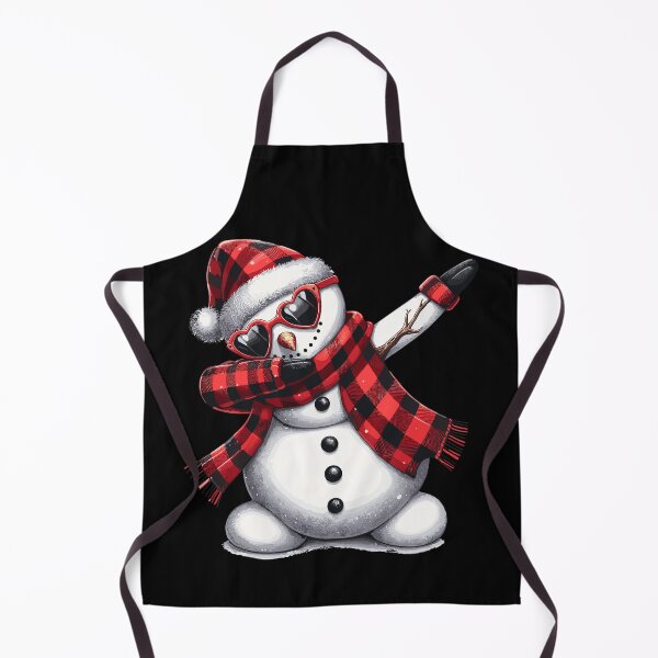 Item preview, Dabbing Dance Snowman Buffalo Plaid Heart Sunglasses designed and sold by Artistoos.