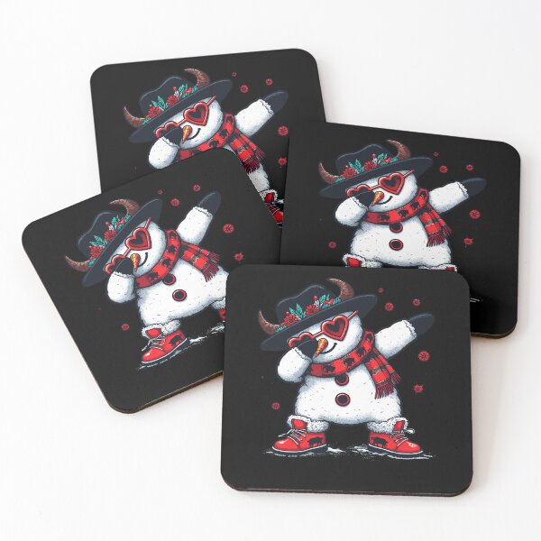 Item preview, Dabbing Dance Snowman Buffalo Plaid Heart Sunglasses designed and sold by Artistoos.