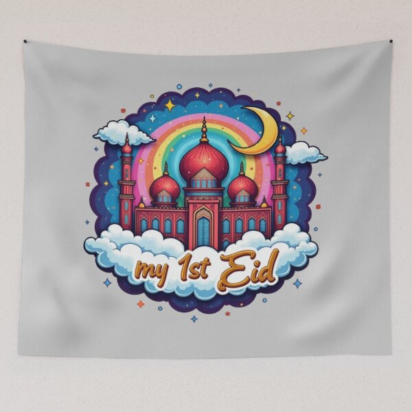 Item preview, Kids Celebrating 1st Eid designed and sold by DeeCeeFashion.