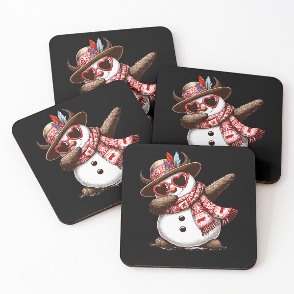 Item preview, Dabbing Dance Snowman Buffalo Plaid Heart Sunglasses designed and sold by Artistoos.