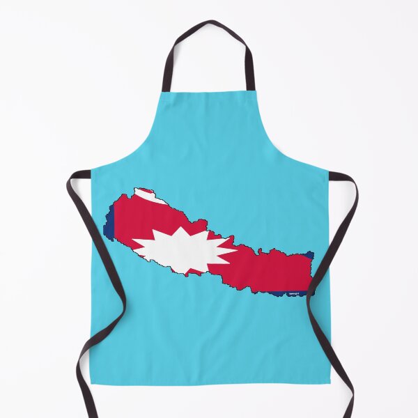 Item preview, Nepal Map with Nepalese Flag designed and sold by Havocgirl.