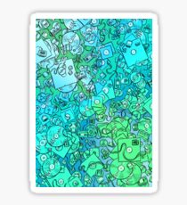 technology Psychedelic Cold Sticker