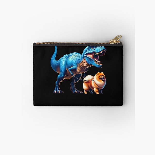 Item preview, Funny Dinosaur Pomeranian Walking Dog Lover designed and sold by Kimberley King Art  King Art.