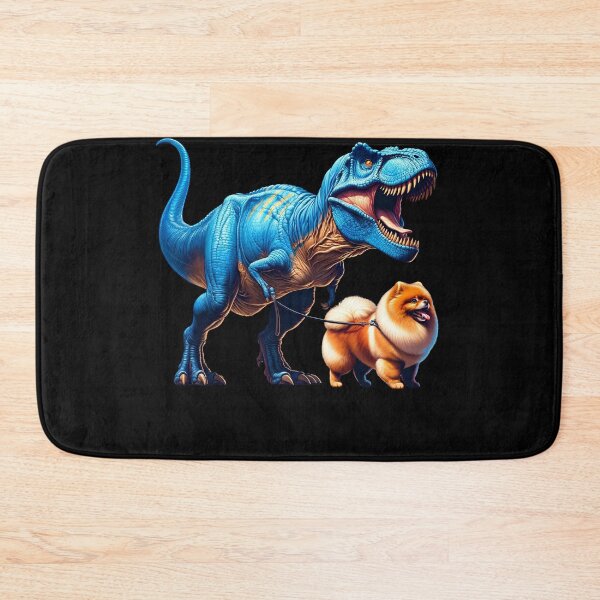Item preview, Funny Dinosaur Pomeranian Walking Dog Lover designed and sold by Kimberley King Art  King Art.