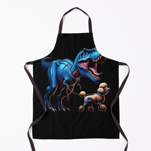 Item preview, Funny Dinosaur Poodle Walking Dog Lover designed and sold by Kimberley King Art  King Art.