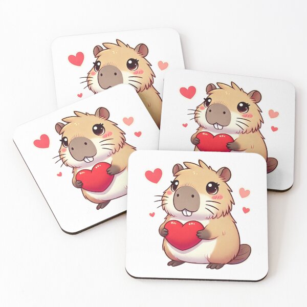 Item preview, You're Beloved Valentine Capybara designed and sold by CharismaSklep.