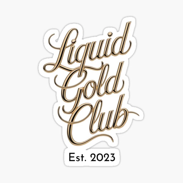 Item preview, long breastfeeding Liquid Gold Club - Est.2023 designed and sold by SundayGirlTeam.