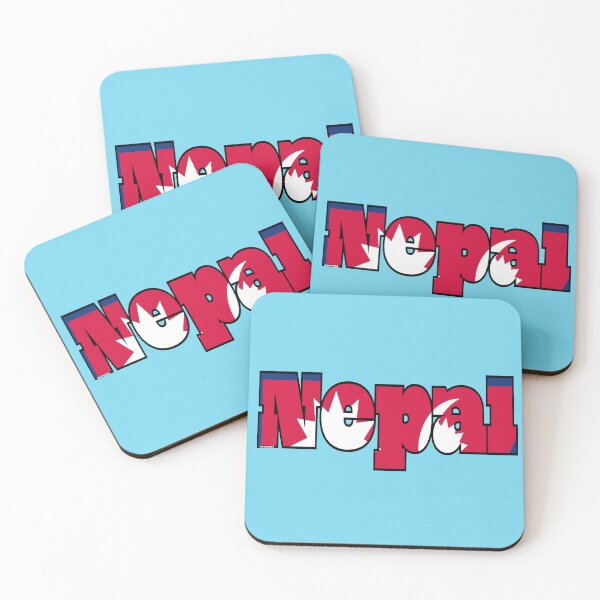 Item preview, Nepal Font with Nepali Flag designed and sold by Havocgirl.