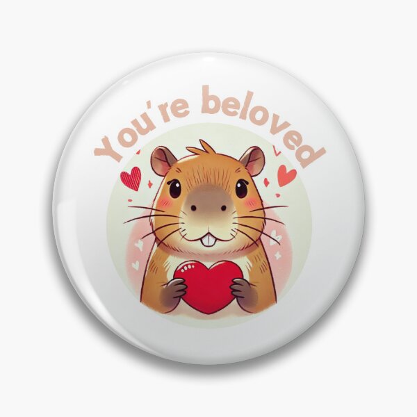 Item preview, You're Beloved Valentine Capybara designed and sold by CharismaSklep.