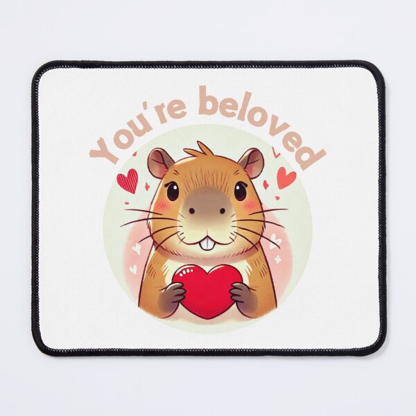 Item preview, You're Beloved Valentine Capybara designed and sold by CharismaSklep.