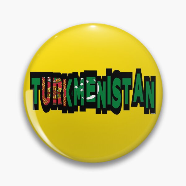 Item preview, Turkmenistan Font with Turkmen Flag designed and sold by Havocgirl.