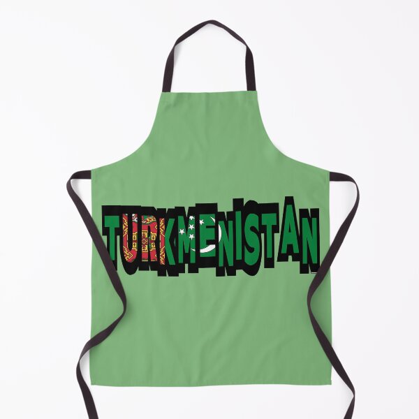 Item preview, Turkmenistan Font with Turkmen Flag designed and sold by Havocgirl.