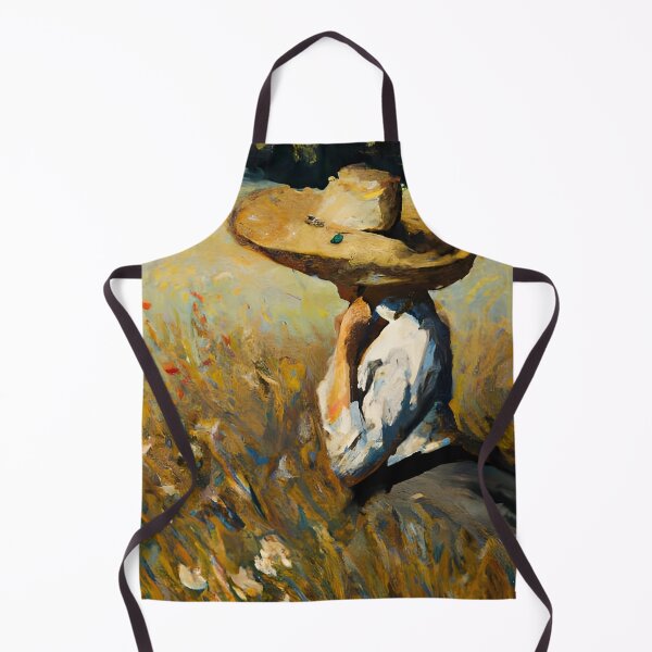 Item preview, A woman in a straw hat designed and sold by EdwardBratton.