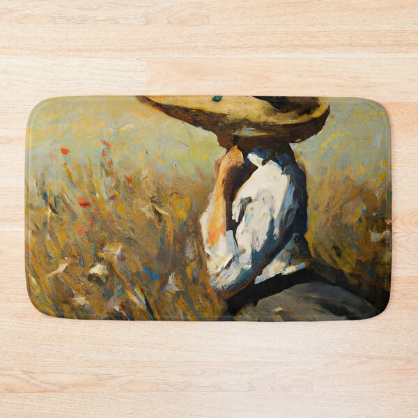 Item preview, A woman in a straw hat designed and sold by EdwardBratton.