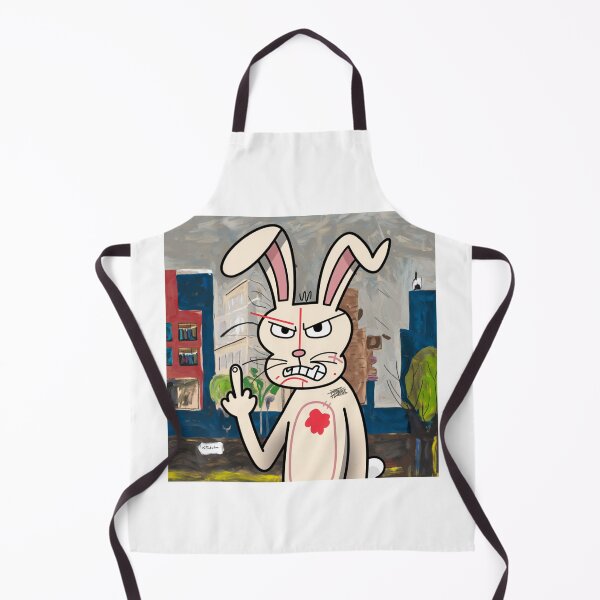 Item preview, Fluff Off, The Sassiest Bunny Around, Bunny, Angry, Rabbit, funnyfits70, Humor, Funny, retro, vintage, funny quotes, animal humor, designed and sold by FunnyFits70.