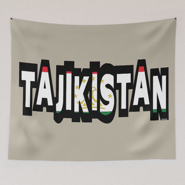 Item preview, Tajikistan Font with Tajik Flag designed and sold by Havocgirl.