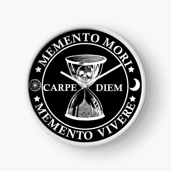 Item preview, Memento mori memento vivere carpe diem latin quotes phrases saying designed and sold by Alexaltay.