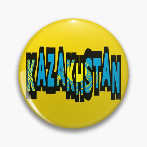 Item preview, Kazakhstan Font with Kazakh Flag designed and sold by Havocgirl.