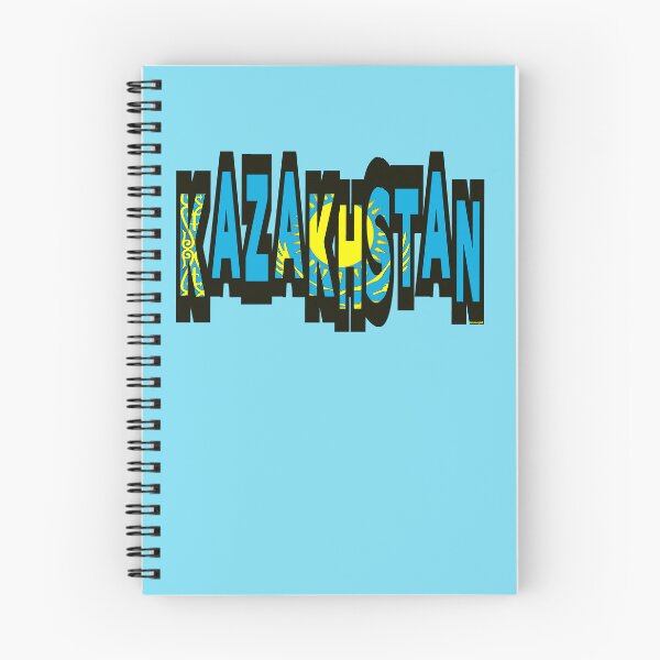 Item preview, Kazakhstan Font with Kazakh Flag designed and sold by Havocgirl.