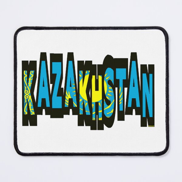 Item preview, Kazakhstan Font with Kazakh Flag designed and sold by Havocgirl.