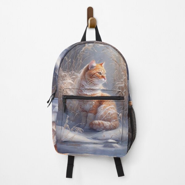 Item preview, Cat in the Snowy Grass designed and sold by M-Y-A-R-T-.