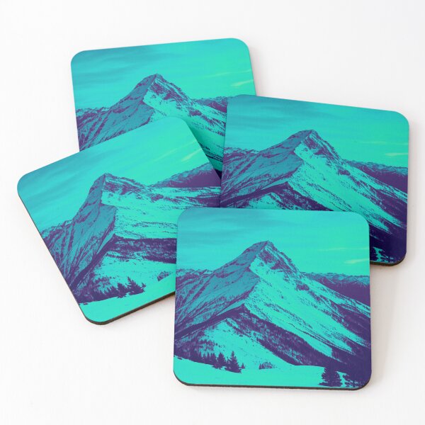 Item preview, Icy Blue Mountain Scene designed and sold by GrizzlyCollective.