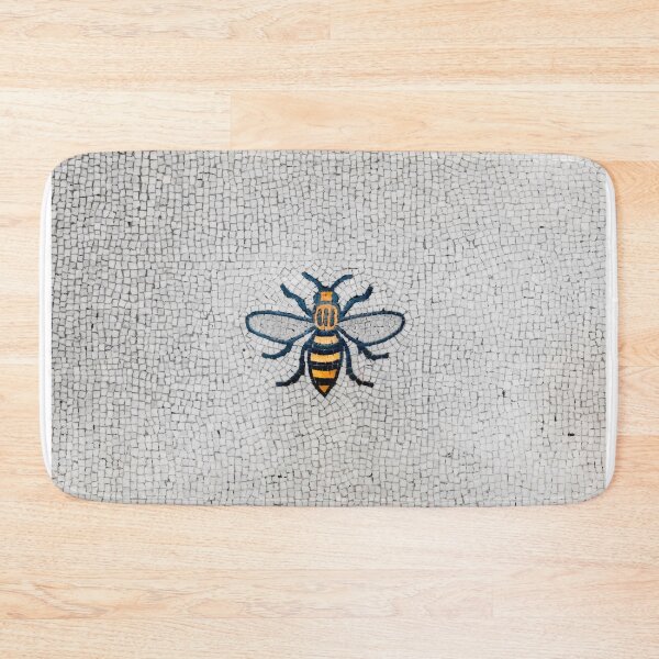 Item preview, Manchester Worker Bee Mosaic Mancunian Fine Art Print designed and sold by rabram83.