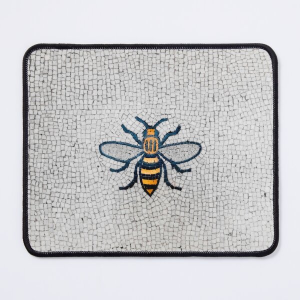 Item preview, Manchester Worker Bee Mosaic Mancunian Fine Art Print designed and sold by rabram83.
