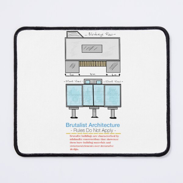 Item preview, Brutalist Architecture designed and sold by Shooz34.