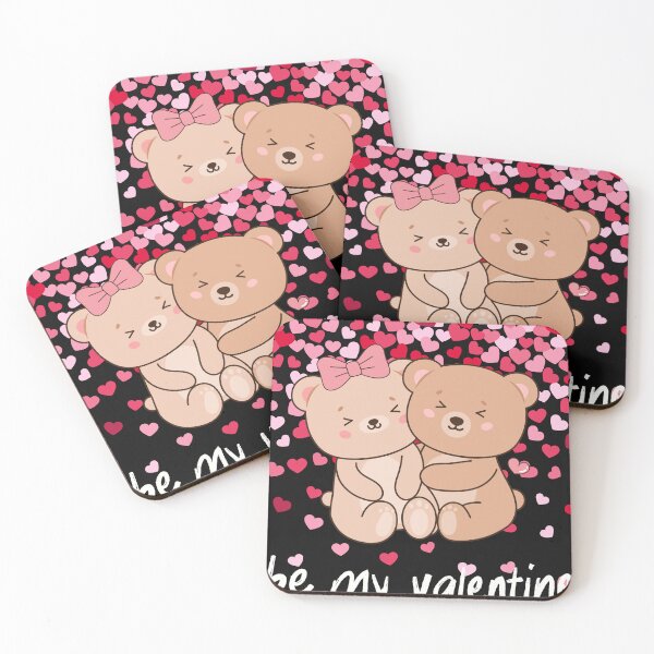 Item preview, Be my Valentine teddy bears designed and sold by ShirtWardrobe.