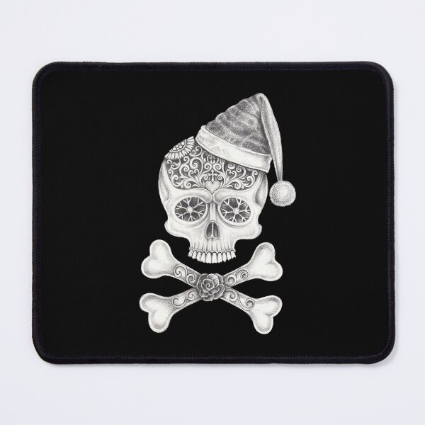Item preview, Festive sugar skull and crossbones. designed and sold by Jiwsurreal.